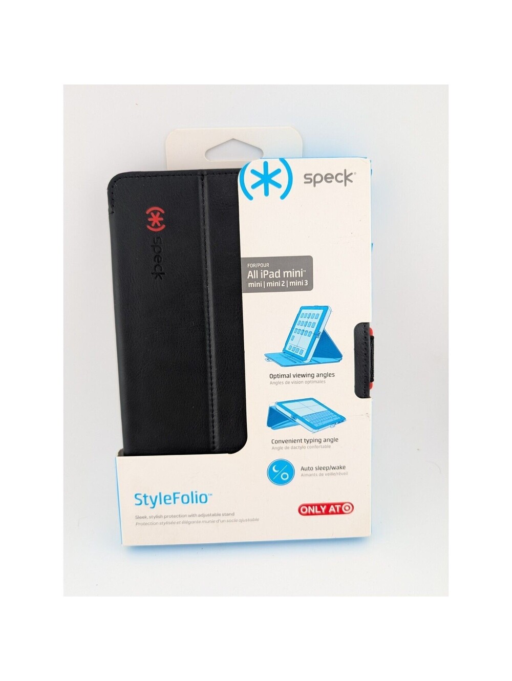 Speck Style Folio iPad Mini 2 3 Black Red Magnetic Case Stand Cover